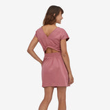 Patagonia Women's Organic Cotton Roaming Dress - Light Star Pink