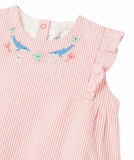 Joules Lily Romper - Pink Stripe