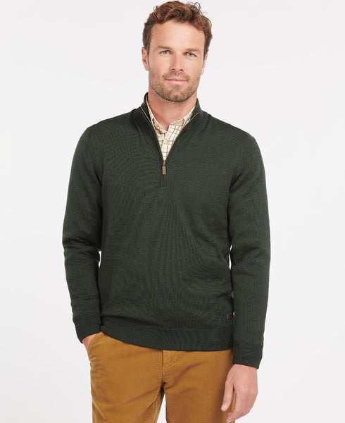 Barbour gamlin half zip jumper with waterproof lining 2025