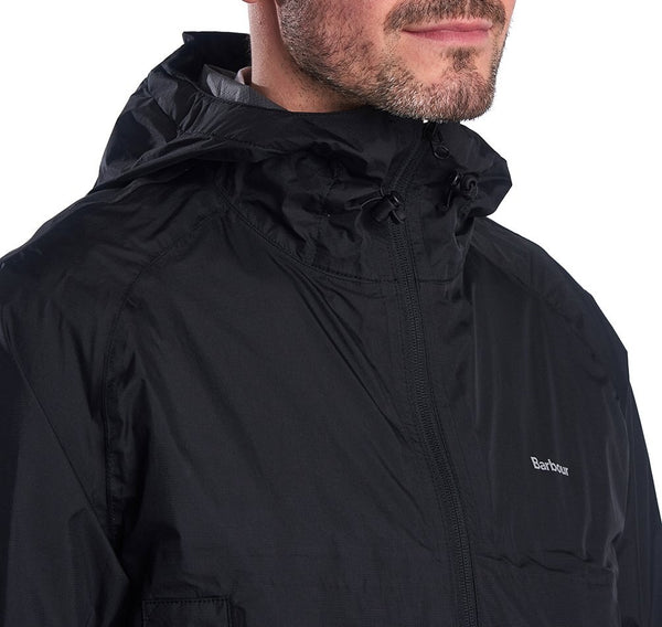 Barbour Ashdown Waterproof Jacket - Black | Krizia Martin