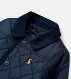 Joules Milford Quilted Infant Jacket - Navy