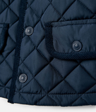 Joules Milford Quilted Infant Jacket - Navy