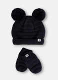 Joules Infant Paws Hat and Mitt Set - Navy