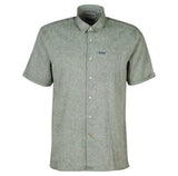 Barbour Nelson Short-Sleeve Summer Shirt - Bleached Olive