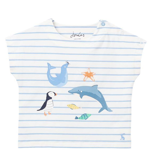 Joules Infant Sea Animals Pixie Tee