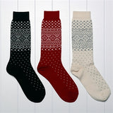 Alpaca Bamboo Blend Nordic Crew Sock - Black