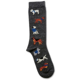 Alpaca Bamboo Blend Dog Sock - Graphite