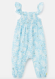 Joules Infant Riverton Woven Romper - Blue Bees
