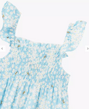 Joules Infant Riverton Woven Romper - Blue Bees