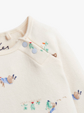Joules Giggle Peter Rabbit Babygrow - Cream