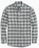Southern Tide Brushed Oxford Plaid Button Down Shirt - Gravel Grey