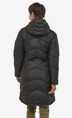 Patagonia Women's Down With It Parka - Black | Krizia Martin