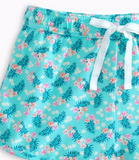 Southern Tide Tropical Print Lounge Short - Crystal Blue