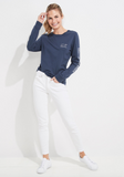 Vineyard Vines Vintage Whale Long-Sleeve Print Tee - Blue Blazer