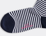 Vineyard Vines Striped Socks - Deep Bay