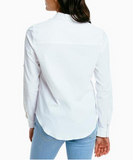 Southern Tide Emery Performance Seersucker Button Down Shirt - Classic White