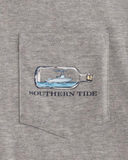 Southern Tide Boat in a Bottle T-Shirt - Heather Grey