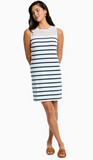 Southern Tide Elina Striped Sleeveless Dress - Nautical Navy