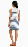 Southern Tide Elina Striped Sleeveless Dress - Nautical Navy