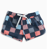 Southern Tide USA Patchwork Lounge Short - True Navy