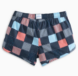 Southern Tide USA Patchwork Lounge Short - True Navy