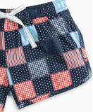 Southern Tide USA Patchwork Lounge Short - True Navy