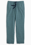 Southern Tide Women's Seaboard Gingham Lounge Pant - Heather Evening Emerald