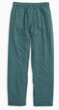 Southern Tide Kids Seaboard Gingham Lounge Pants - Heather Evening Emerald