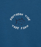 Southern Tide Kids Skipjack Tree Farm T-Shirt - Dark Blue