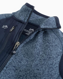 Southern Tide Youth/Kids Lido Deck Fleece Vest - Heather Navy
