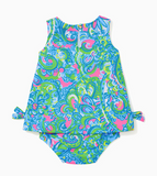 Lilly Pulitzer Baby Lilly Knit Shift Dress - Seabreeze Blue Hey Gull Friend