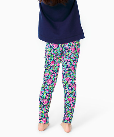 NWT Lilly Pulitzer Luxletic 21 Weekender Leggings Fished My Wish XS