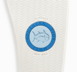 Southern Tide Women's Weekend Leather Flipjacks - Metallic Silver