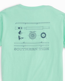 Southern Tide Mens Fly Fishing T-Shirt - Offshore Green