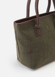 Joules Carey Tweed Grab Bag - Green Check