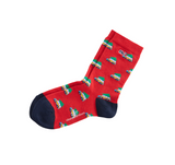 Vineyard Vines Womens Truck & Tree Socks - Calypso Red