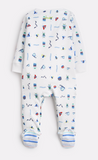Joules Ziggy Jersey Printed Babygrow - Creepy Crawlies