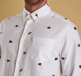 Barbour Oxford Flag Tailored Fit Shirt - White
