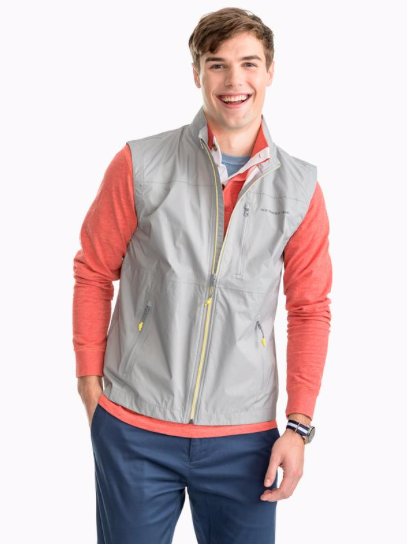 Southern Tide T3 Promenade Performance Vest - Steel Grey