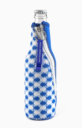 Southern Tide Skipjack Pattern Bottle Caddie - Meridian Blue