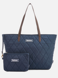Barbour Witford Quilted Tote - Navy