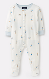 Joules Ziggy Printed Babygrow with Feet - Peter Rabbit
