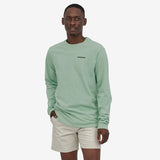 Patagonia Men's Long-Sleeved P-6 Logo Responsibili-Tee® - Tea Green