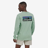 Patagonia Men's Long-Sleeved P-6 Logo Responsibili-Tee® - Tea Green
