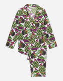 Printfresh Women's Eat Your Asparagus Long Sleep Set