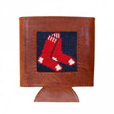 Smathers & Branson Boston Red Sox Needlepoint Can Cooler - Classic Navy