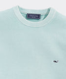 Vineyard Vines Men's Garment-Dyed Crewneck Sweater - Crystal Blue