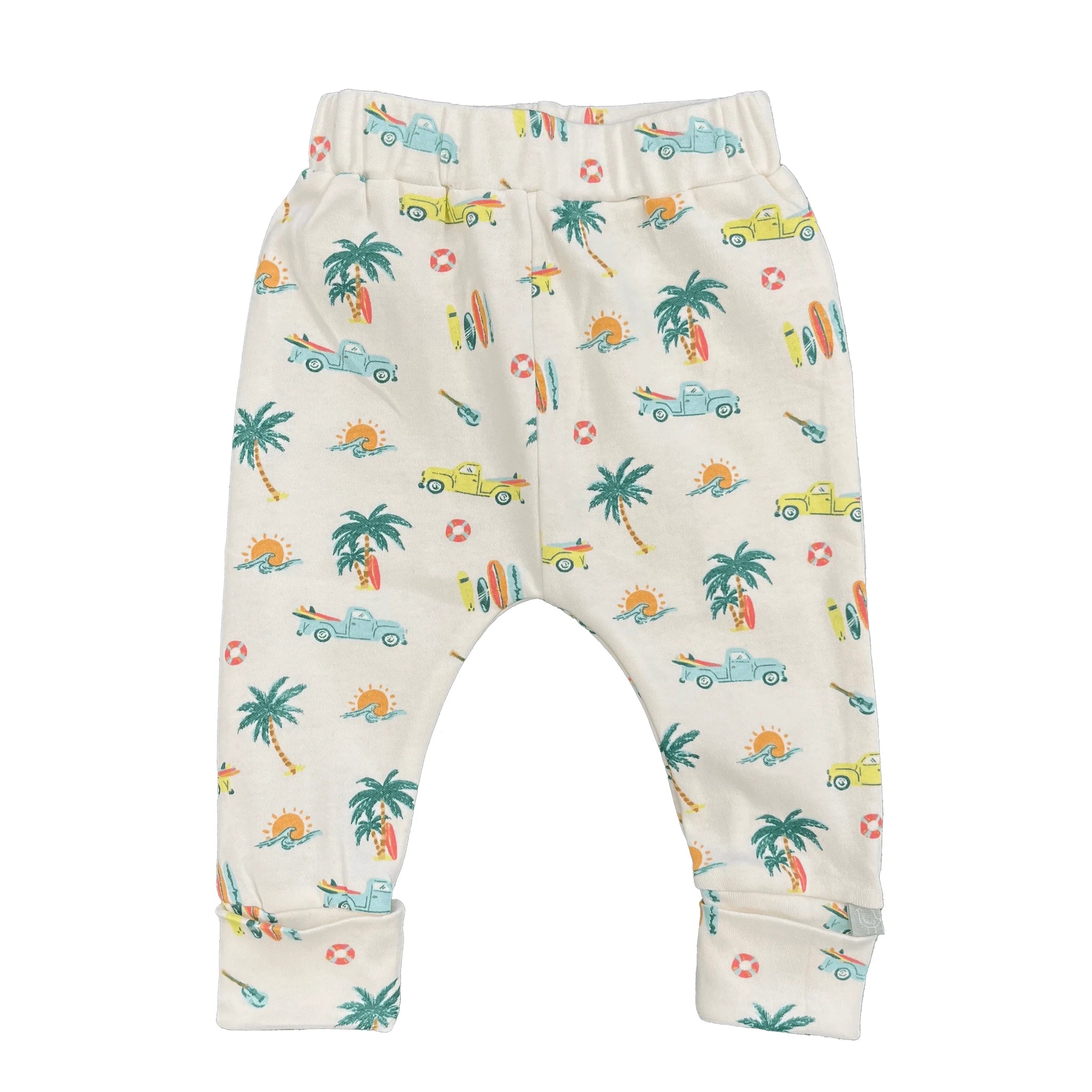 Finn + Emma Cuffed Pants - Beach Vibes