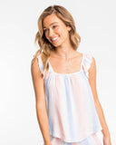 Southern Tide Women's Darcie Stripe Top - Boat Blue