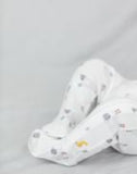 Joules Zip Babygrow Organically Grown Cotton  - White Sheep